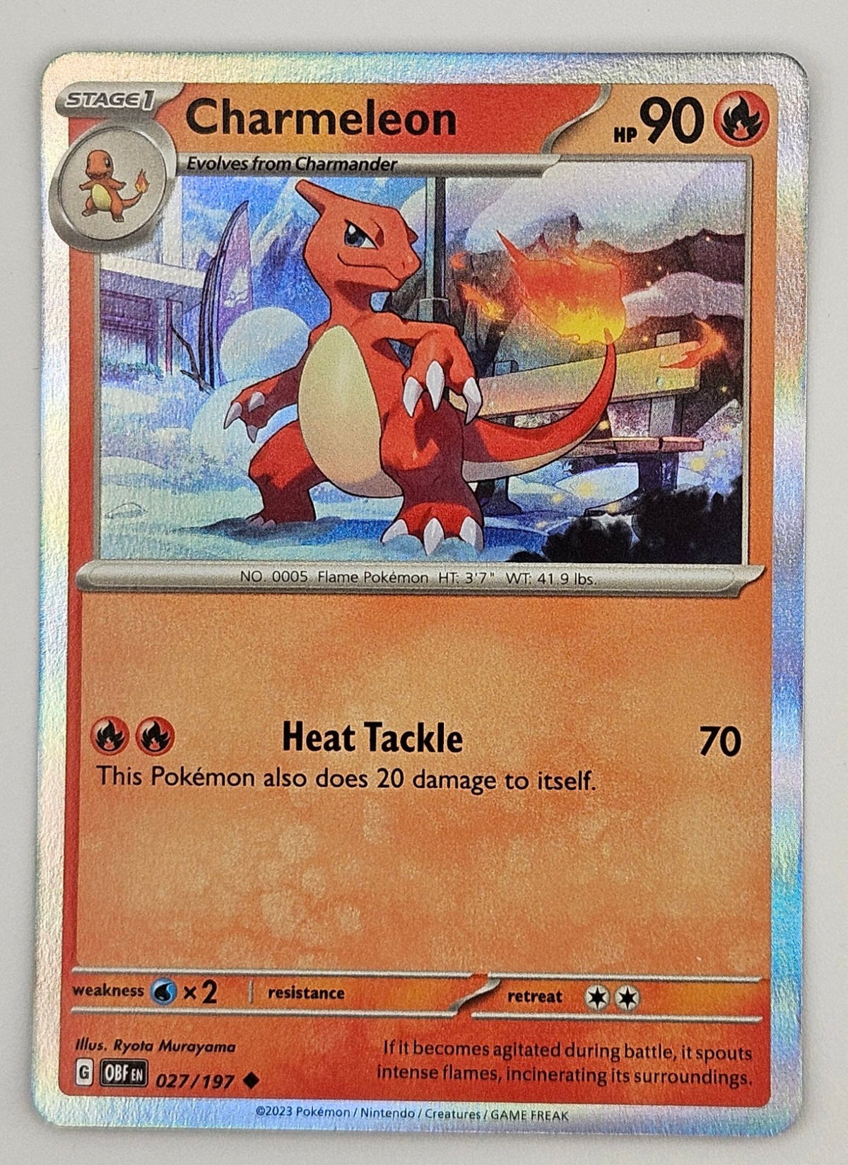 Charmeleon 027/197 Reverse Holo