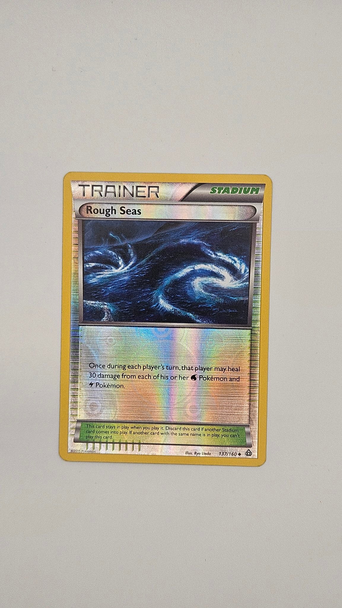 Rough Seas 137/160 Reverse Holo