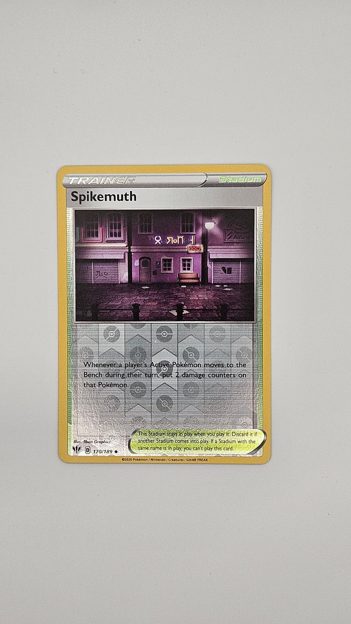 Spikemuth 170/189 Reverse Holo