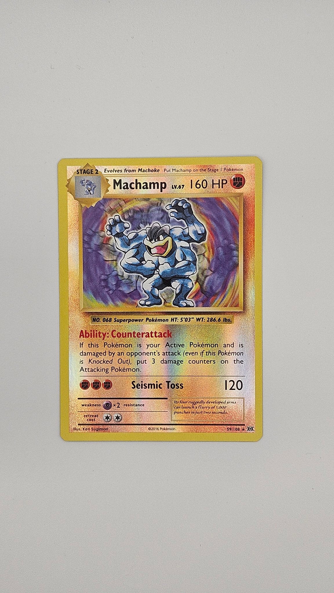 Machamp 59/108 Reverse Holo
