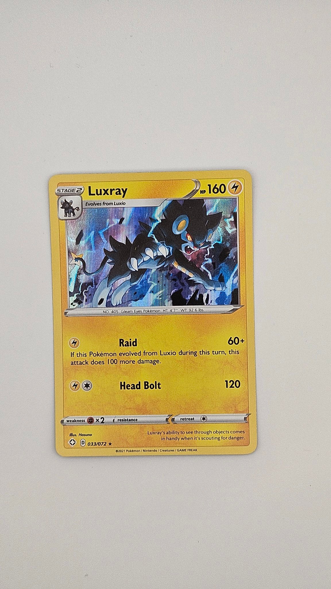 Luxray 033/072 Holo