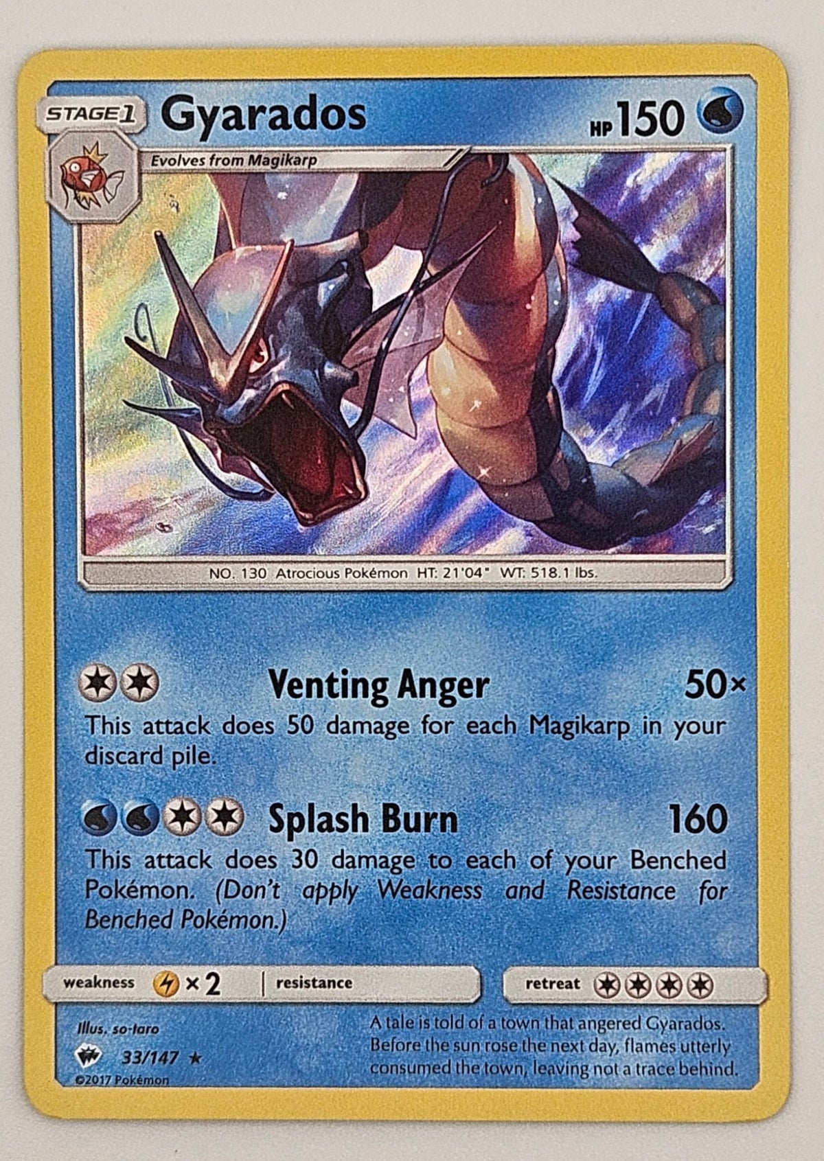 Gyarados 33/147 Holo
