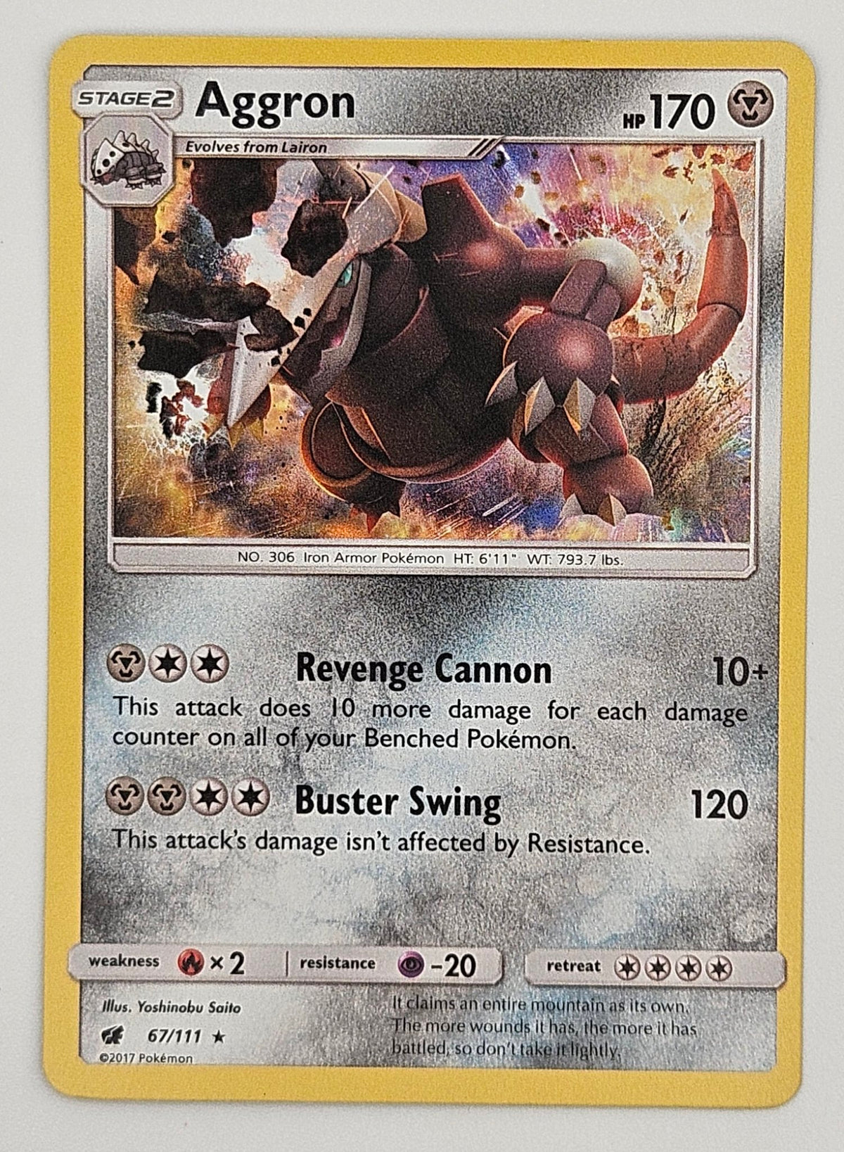 Aggron 67/111 Holo