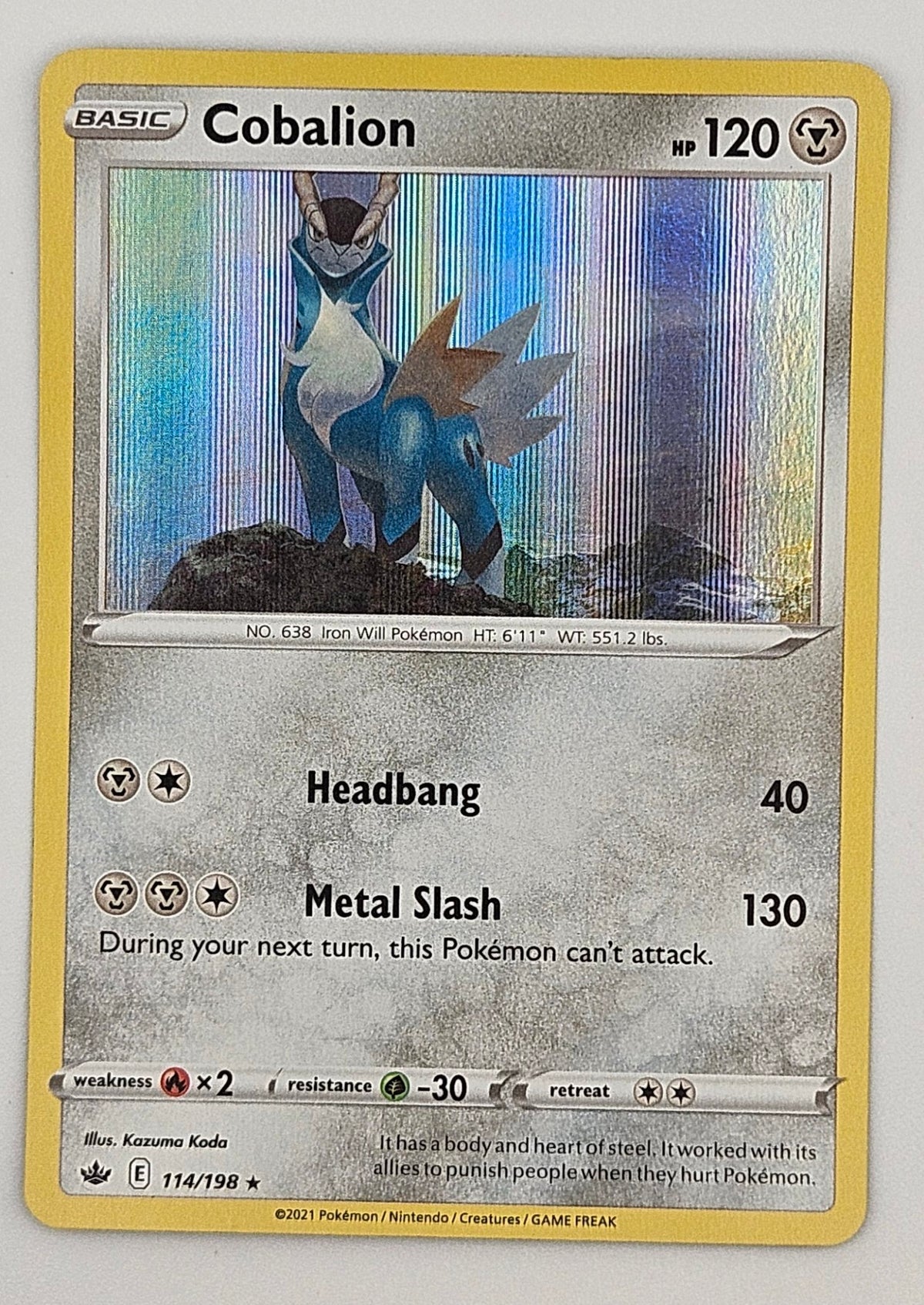 Cobalion 114/198 Holo