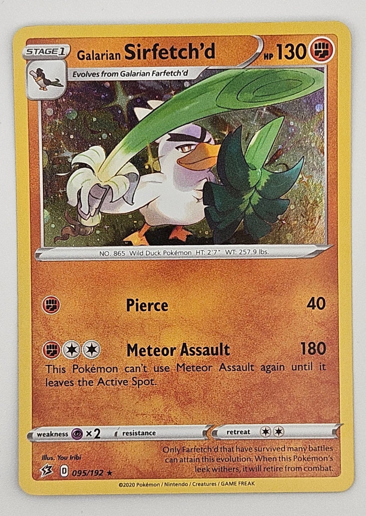 Galarian Sirfetch'd 095/192 Holo