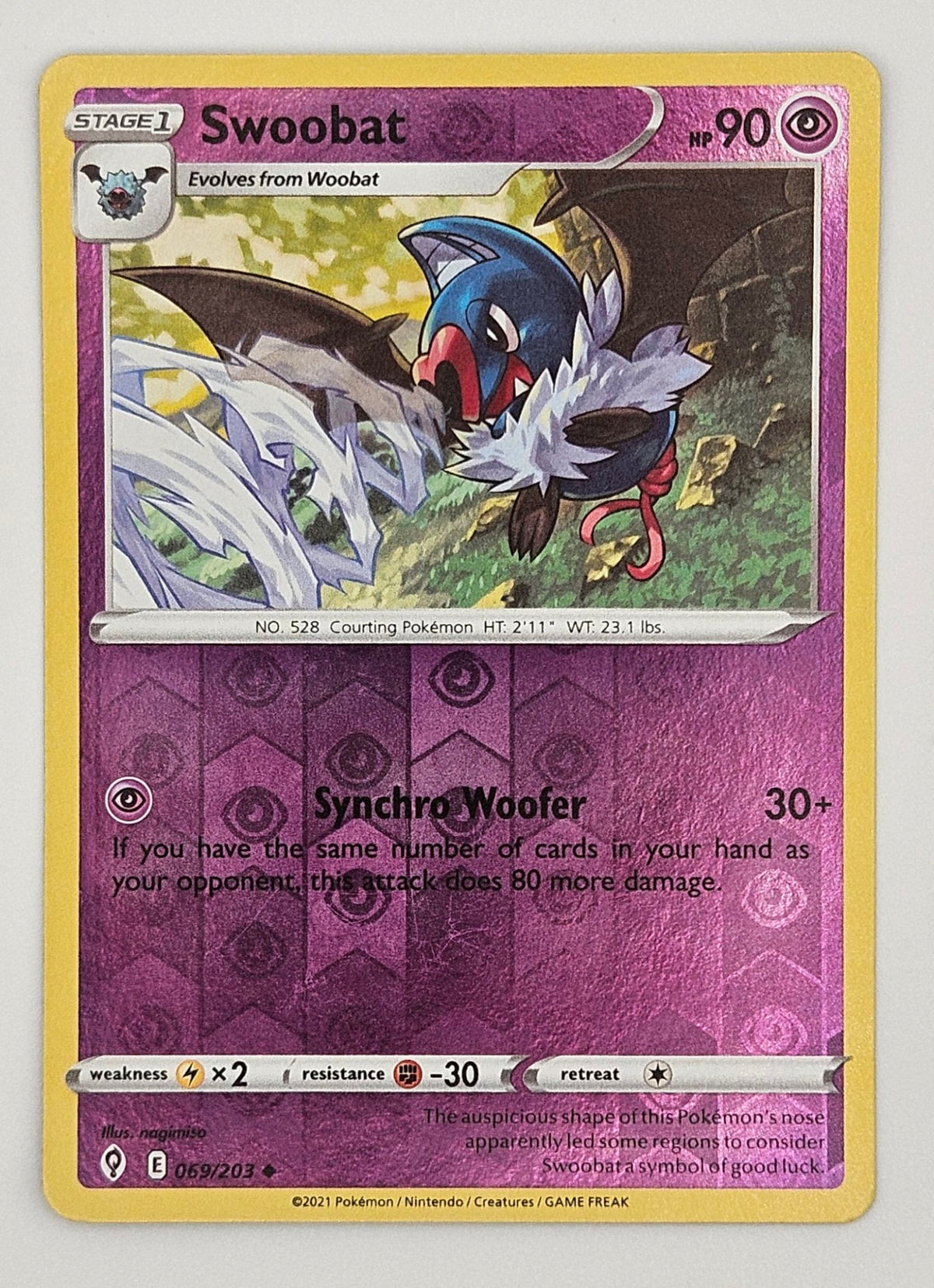Swoobat 069/203 Reverse Holo