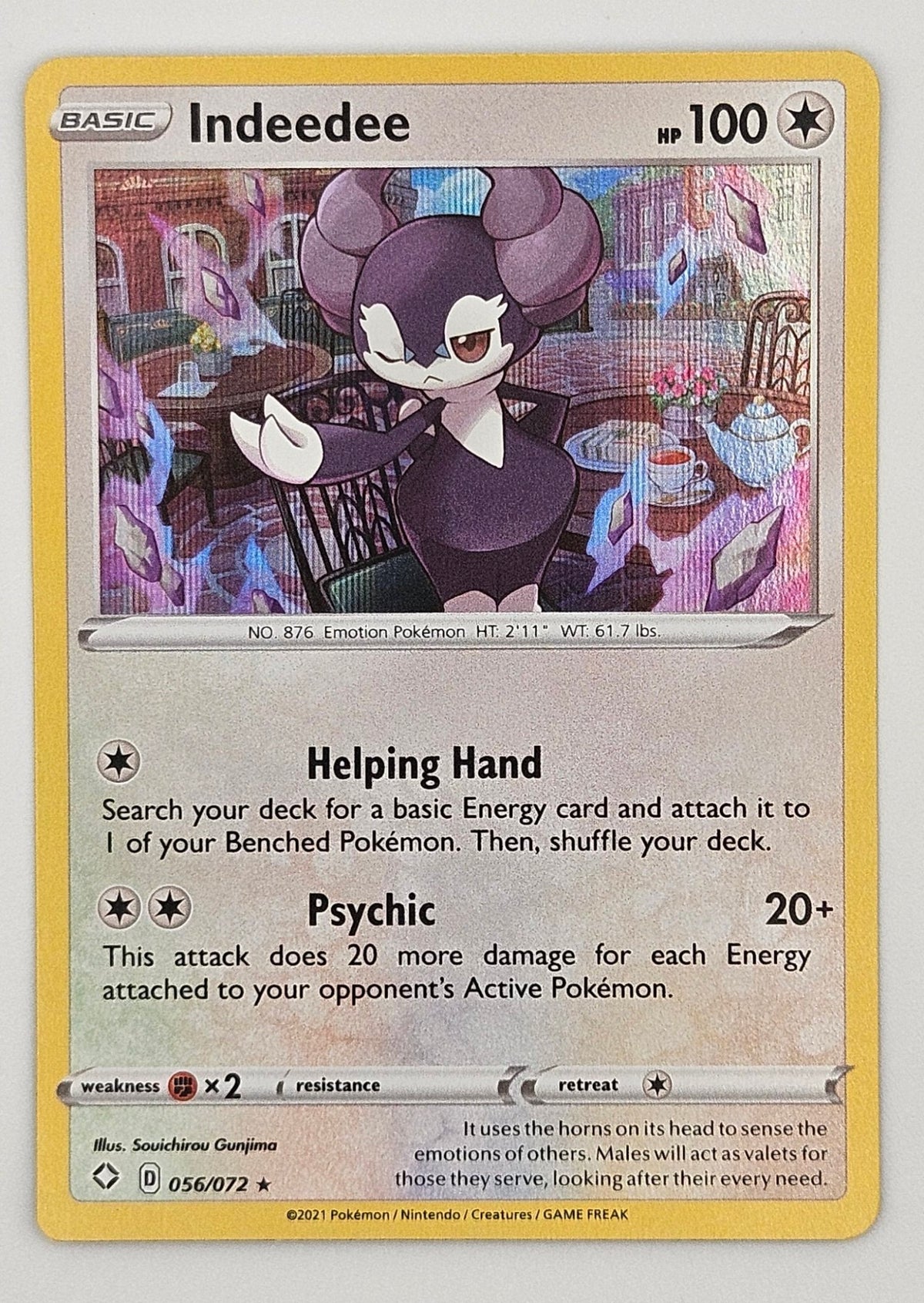 Indeedee 056/072 Holo