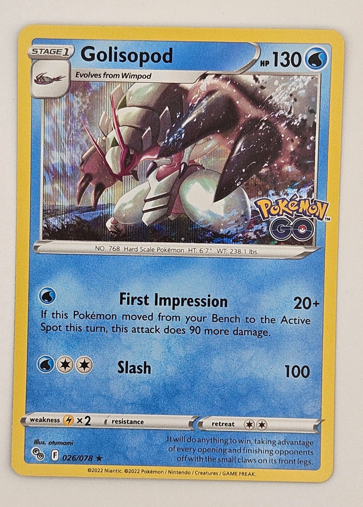 Golisopod 026/078 Holo