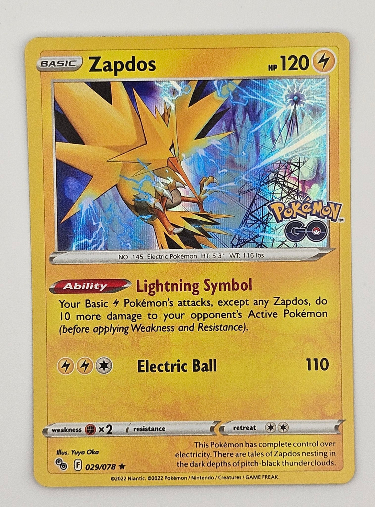 Zapdos 029/078 Holo