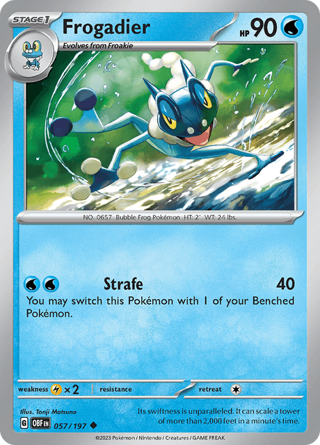Frogadier 057/197 Reverse Holo