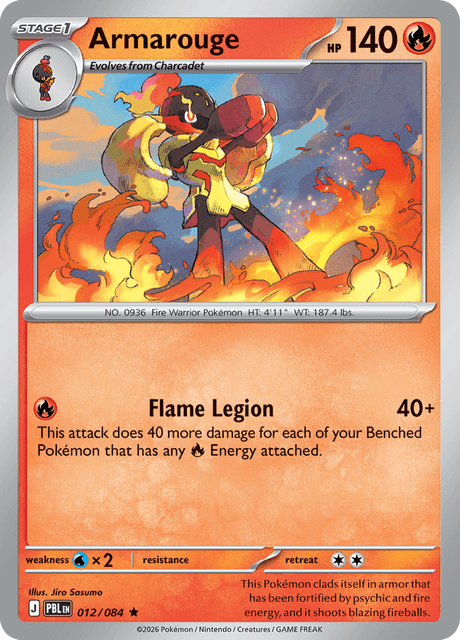 Armarouge 012/084 Reverse Holo