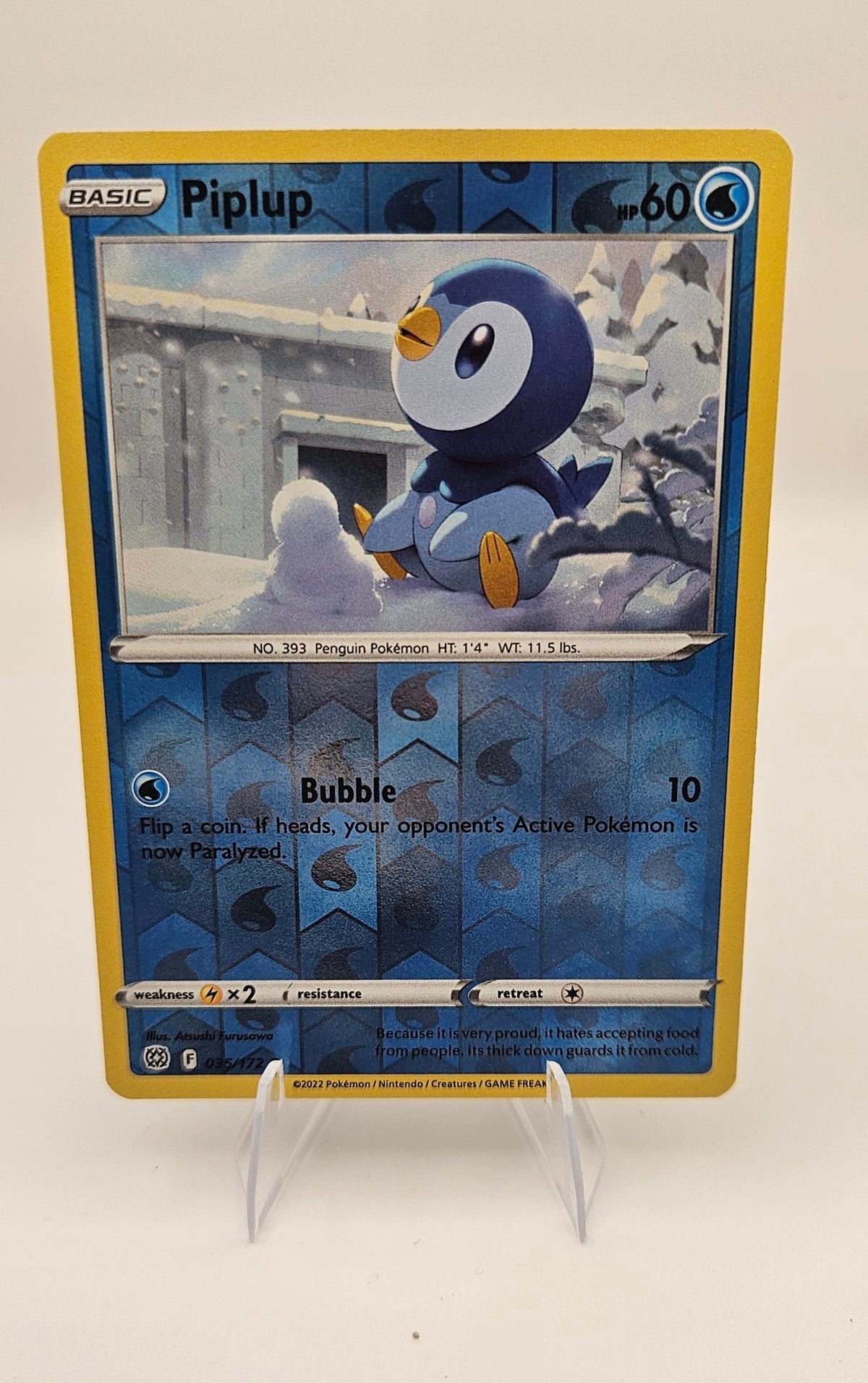 Piplup 035/172 Reverse Holo – Brilliant Stars