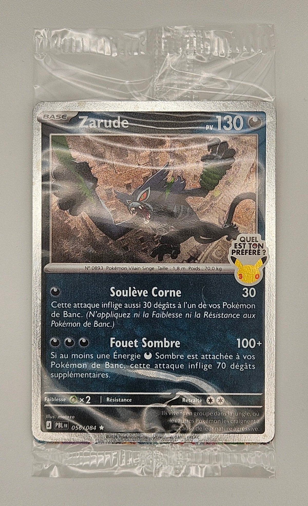 Zarude 056/084 Holo Rare – Pitch Black