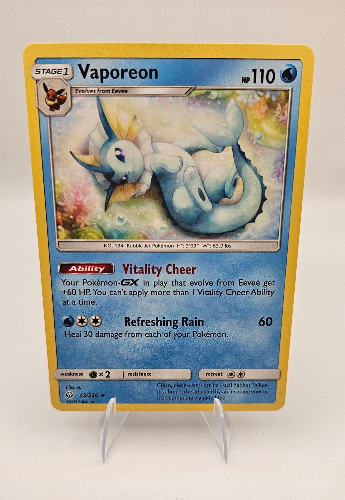 Vaporeon 42/236 – Cosmic Eclipse