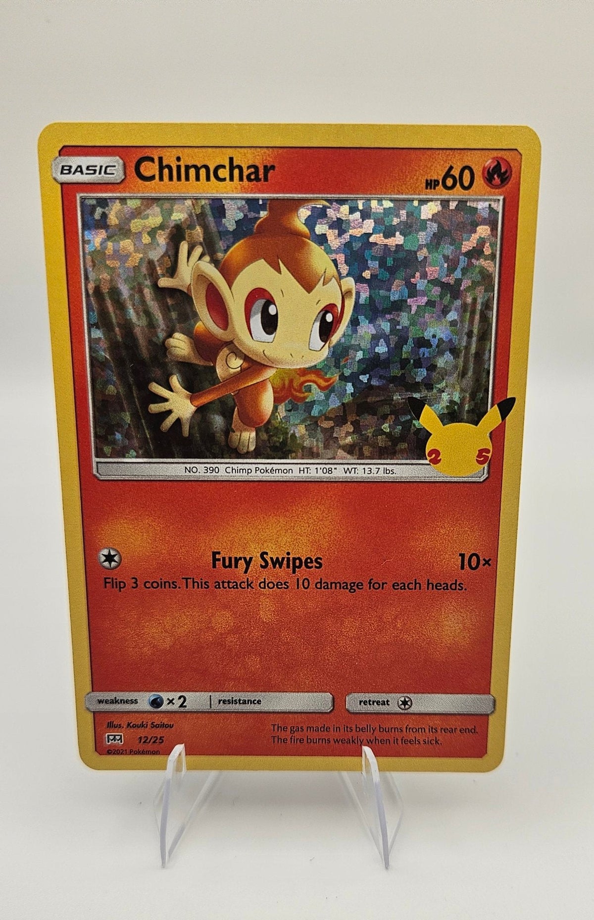 Chimchar 12/25 Holo – McDonald's 2021