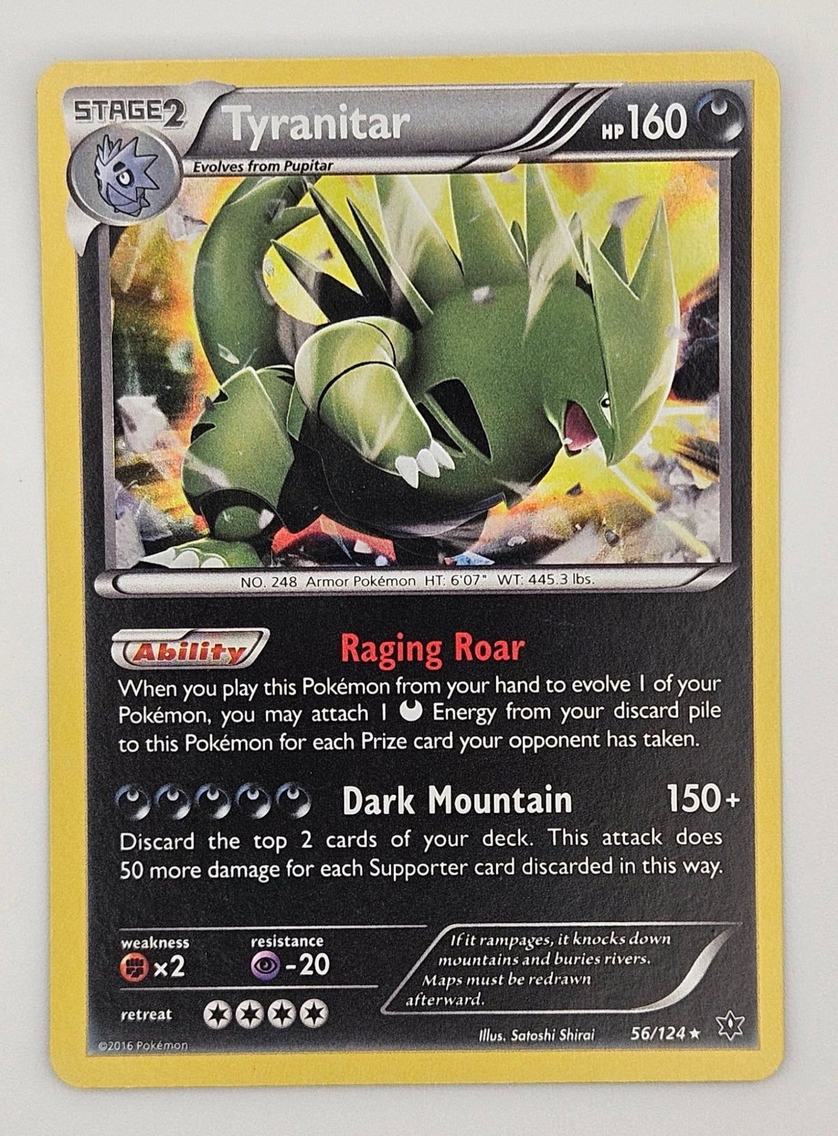 Tyranitar 56/124 Holo Rare – Fates Collide