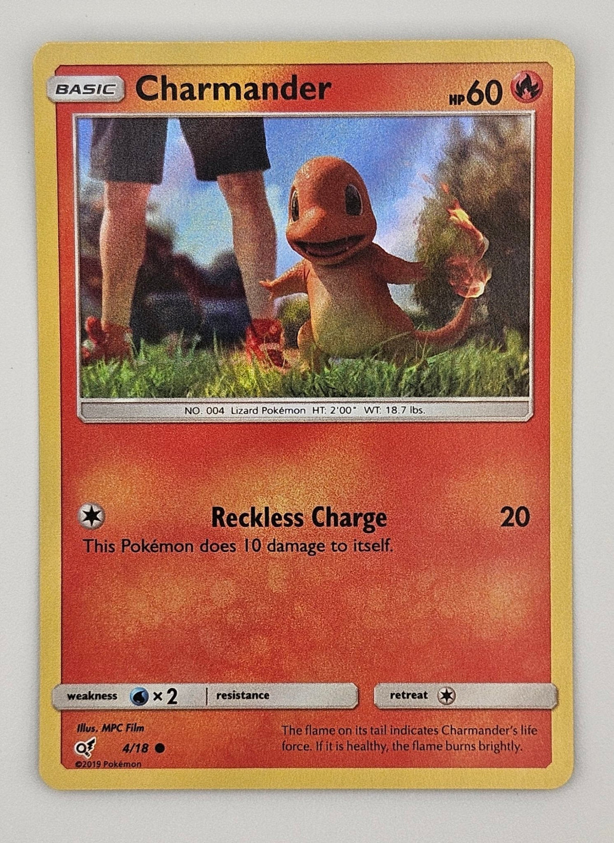 Charmander 4/18 Holo Common – Detective Pikachu