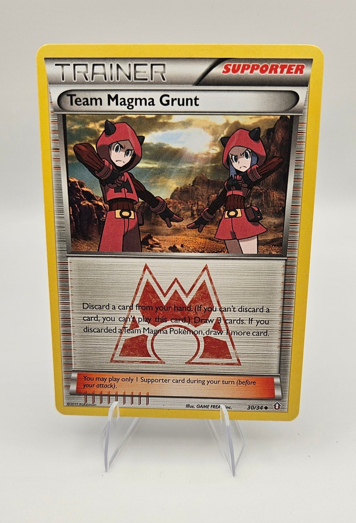 Team Magma Grunt 30/34 – Double Crisis