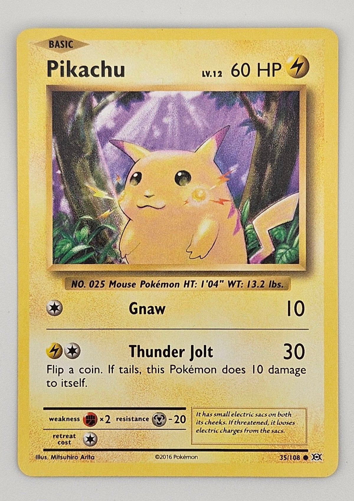 Pikachu 35/108 Common – Evolutions