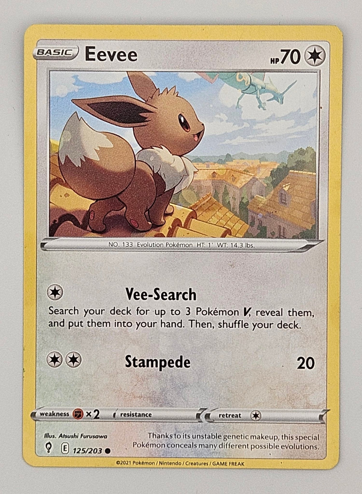 Eevee 125/203 Common – Evolving Skies