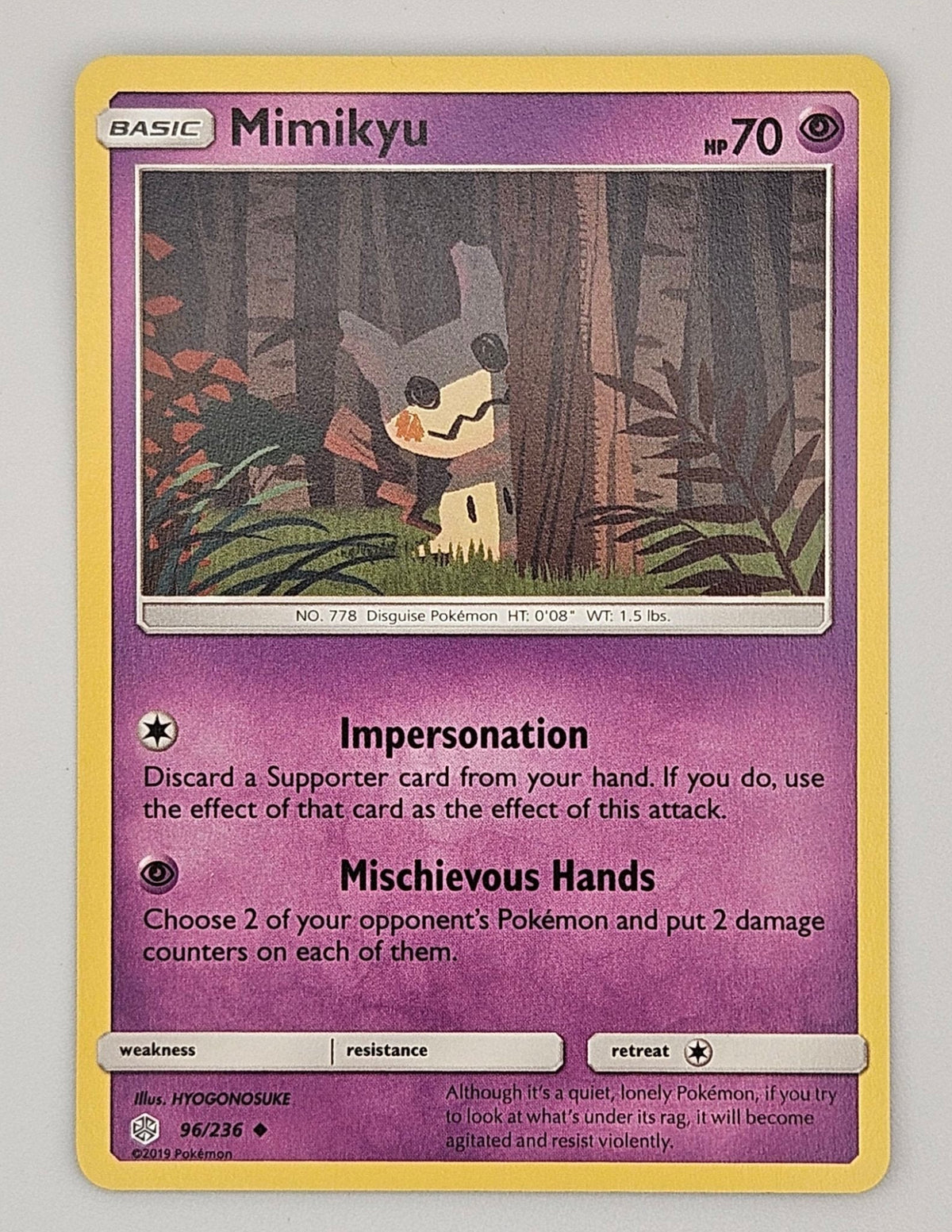 Mimikyu 96/236 Uncommon – Cosmic Eclipse