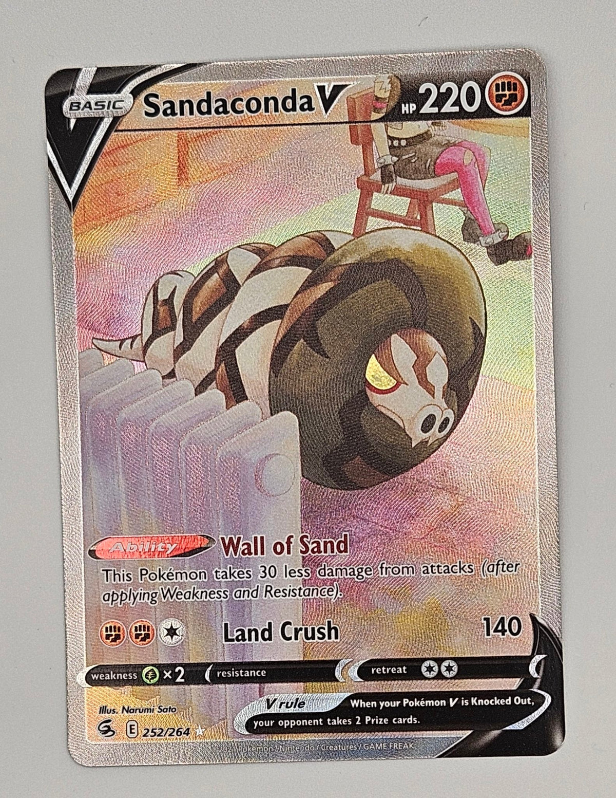 Sandaconda V 252/264 Full Art – Fusion Strike