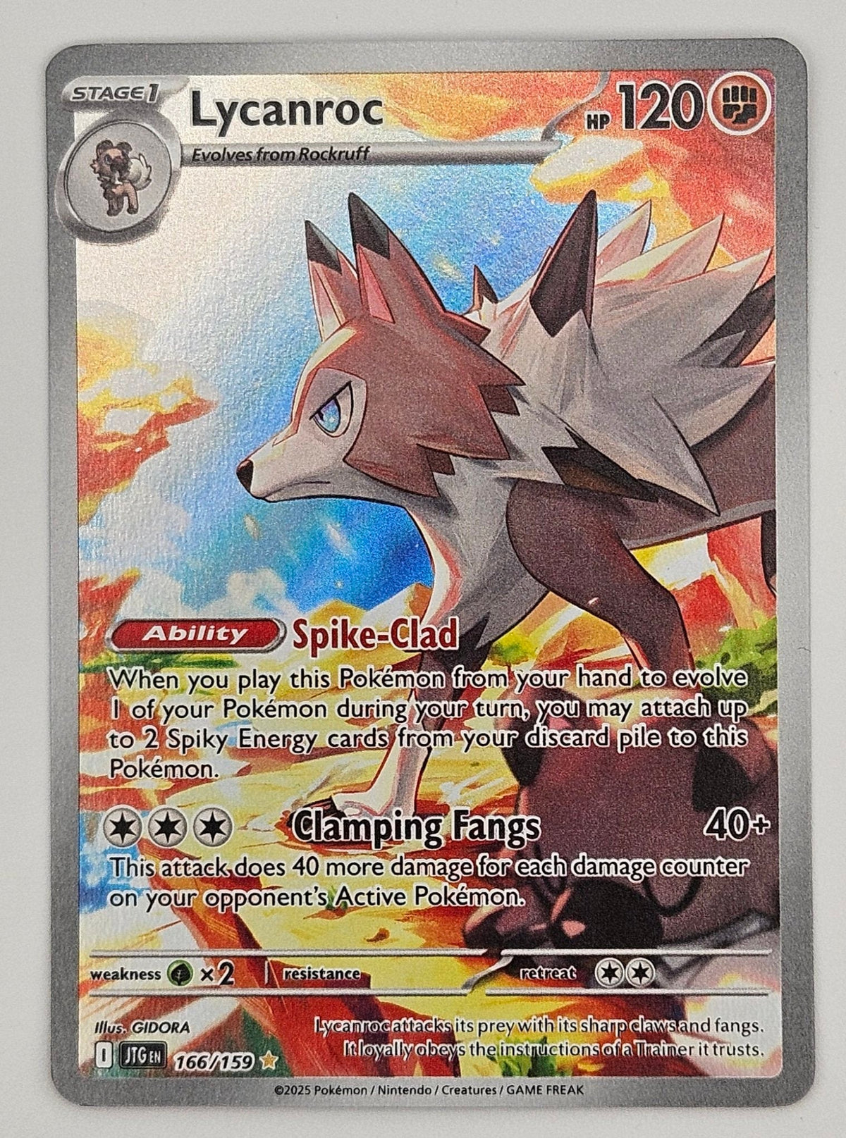 Lycanroc 166/159 – Illustration Rare