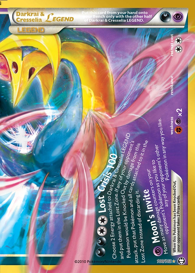 Darkrai & Cresselia LEGEND 100/102 – 30th Celebration