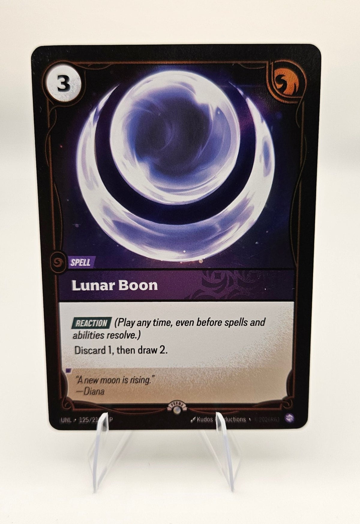 Lunar Boon 125/219 – Riftbound Unleashed – Promo Foil
