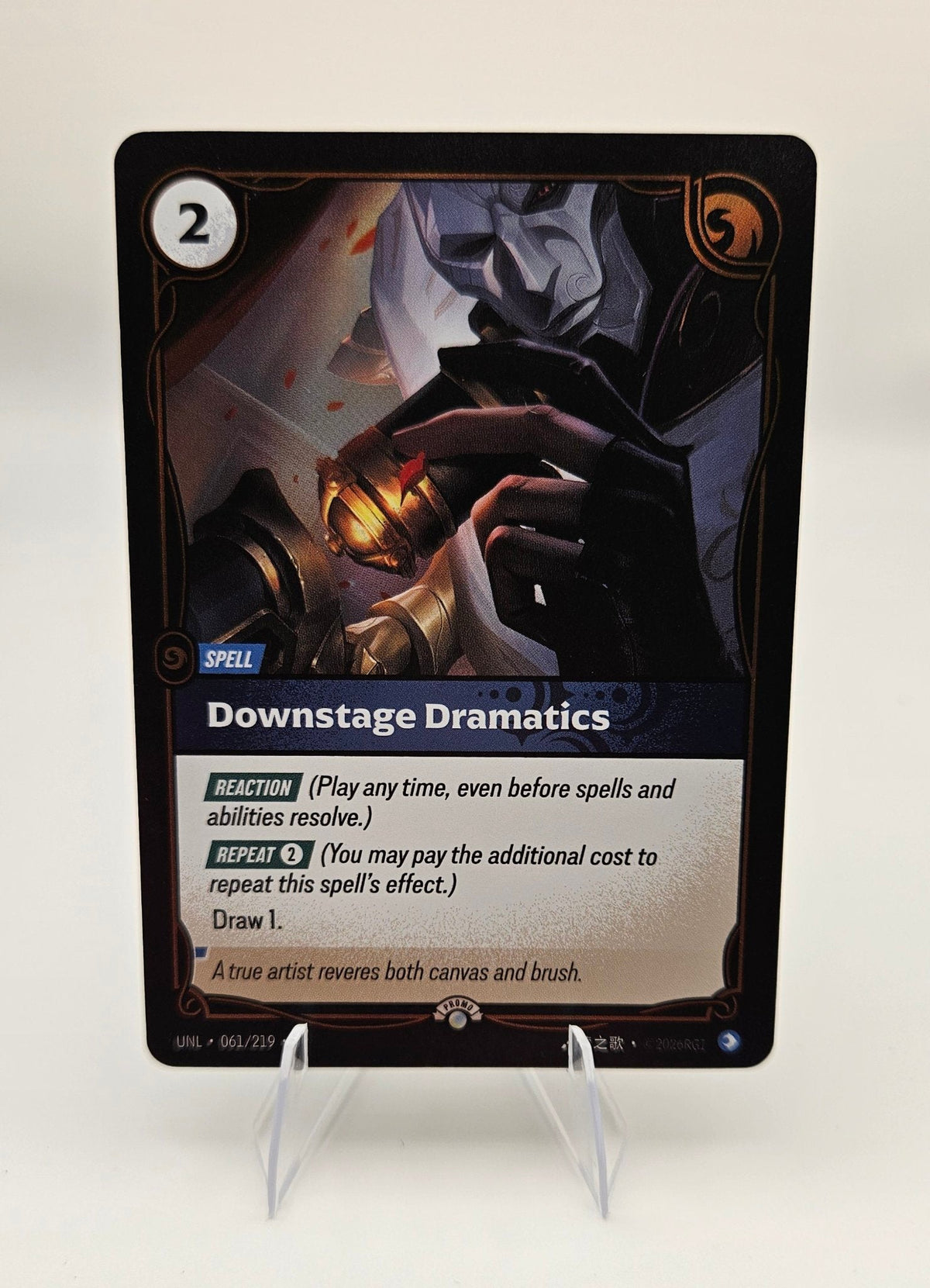Downstage Dramatics 061/219 – Riftbound Unleashed – Promo Foil