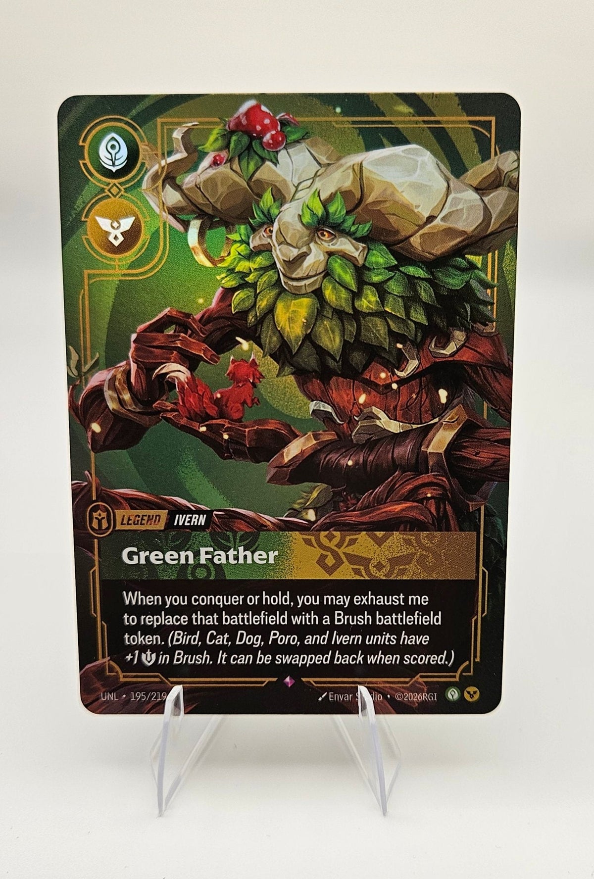 Ivern, Green Father 195/219 – Riftbound Unleashed – Foil