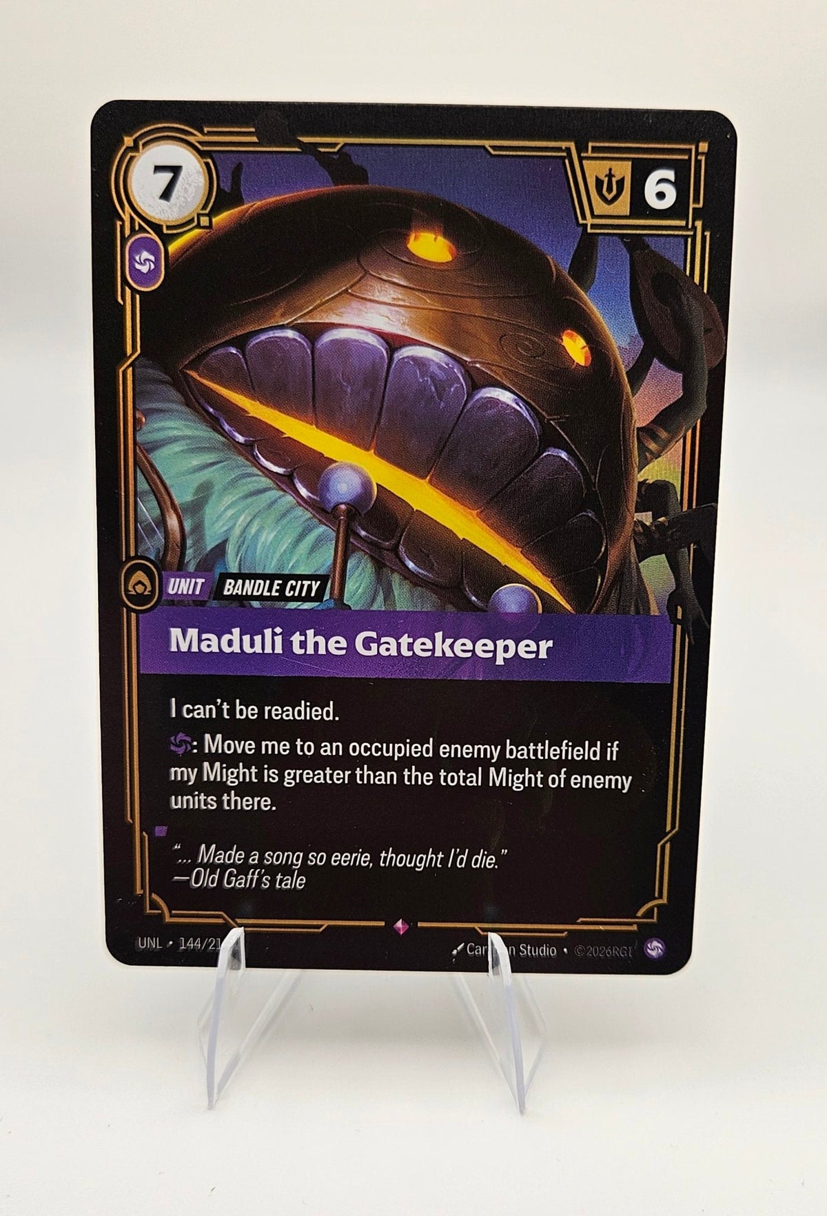 Maduli the Gatekeeper 144/219 – Riftbound Unleashed – Foil