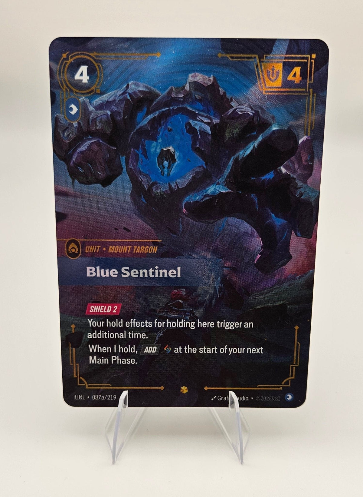 Blue Sentinel 087a/219 – Riftbound Unleashed – Alternate Art Foil