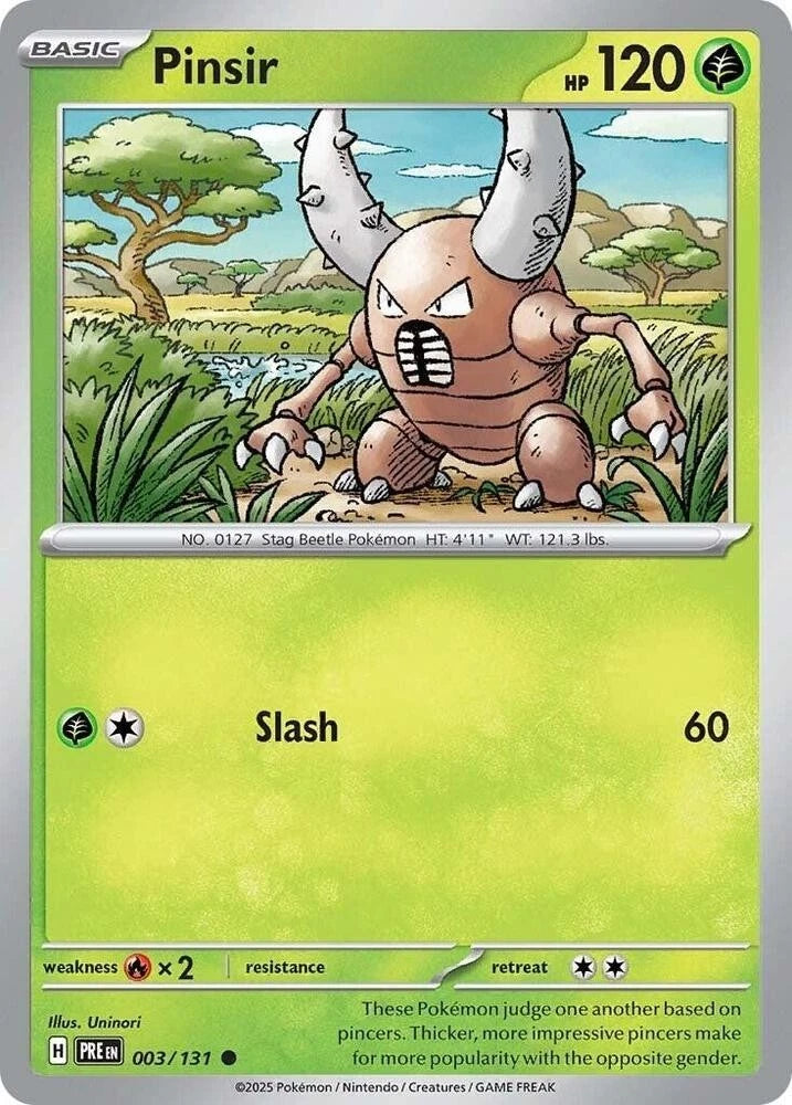 Pinsir 003/131 Reverse Holo