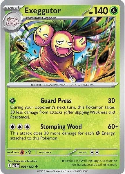 Exeggutor 005/132 Reverse Holo