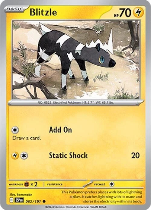 Blitzle 062/191 Reverse Holo