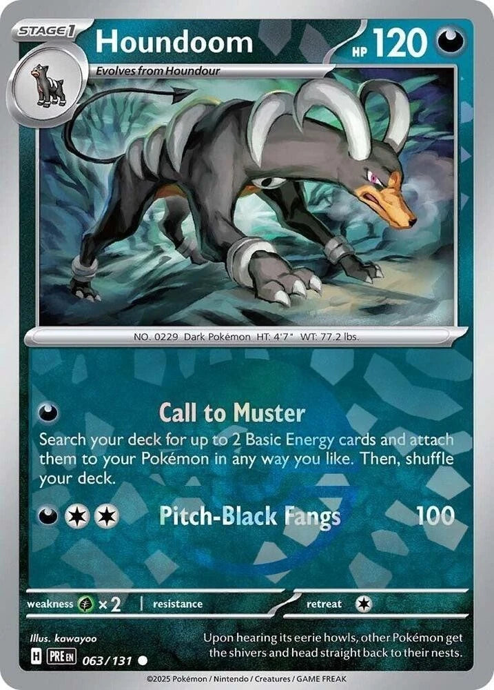 Houndoom 063/131 Pokeball Pattern