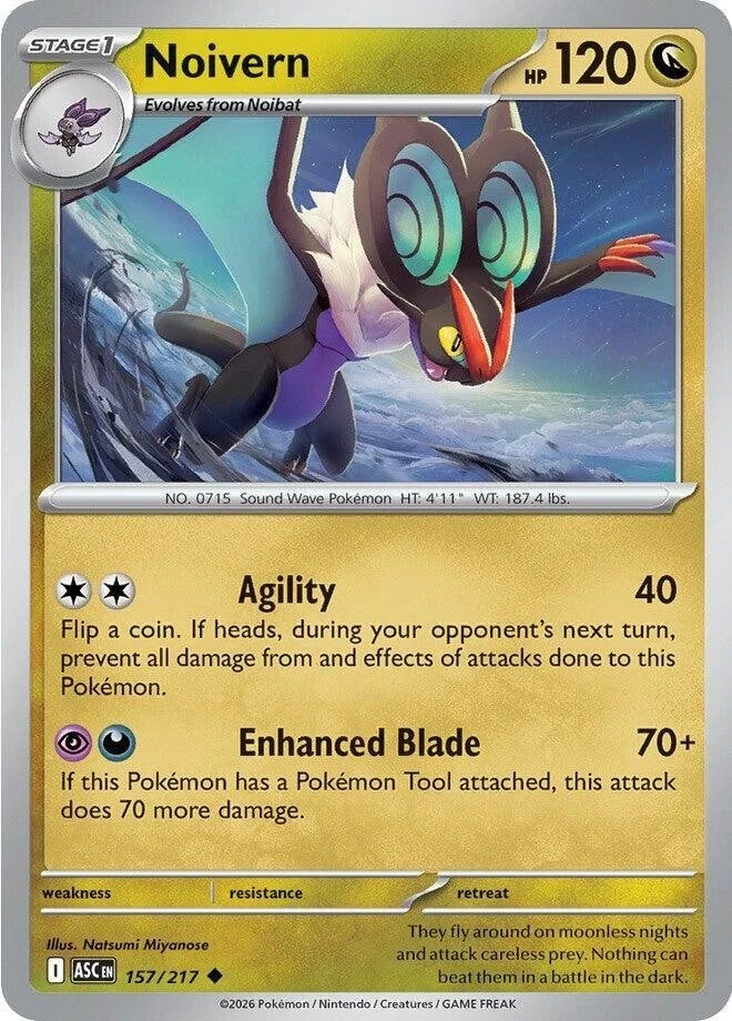Noivern 157/217 Reverse Holo