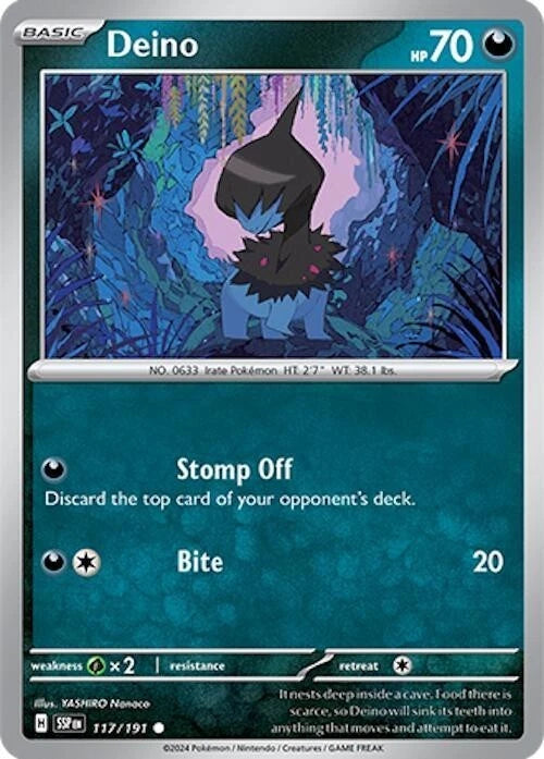 Deino 117/191 Reverse Holo