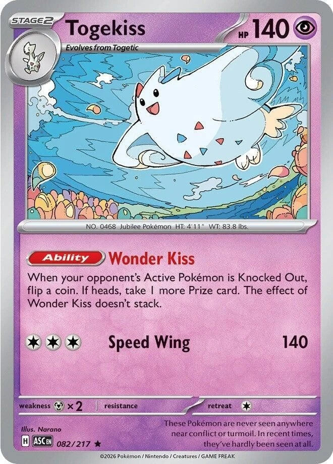 Togekiss 082/217 Reverse Holo