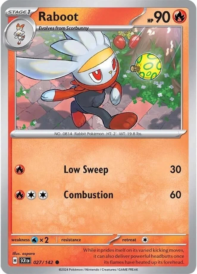Raboot 027/142 Reverse Holo