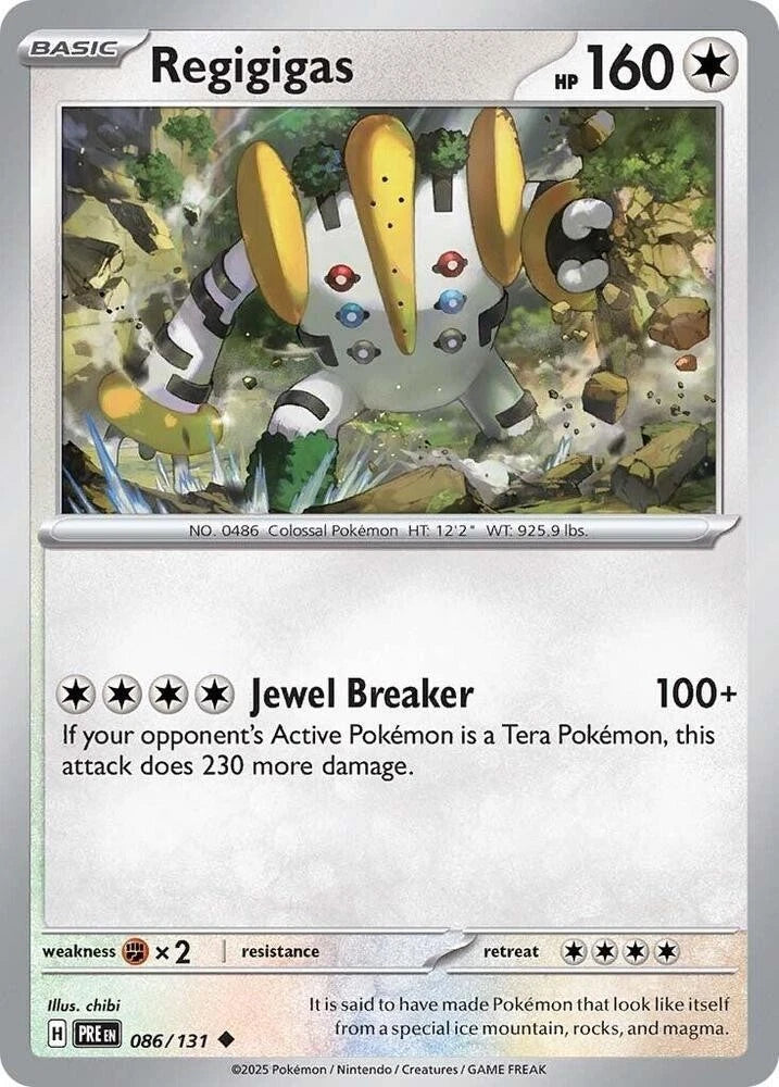 Regigigas 086/131 Reverse Holo
