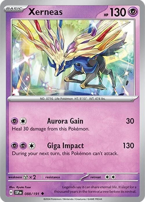 Xerneas 088/191 Reverse Holo