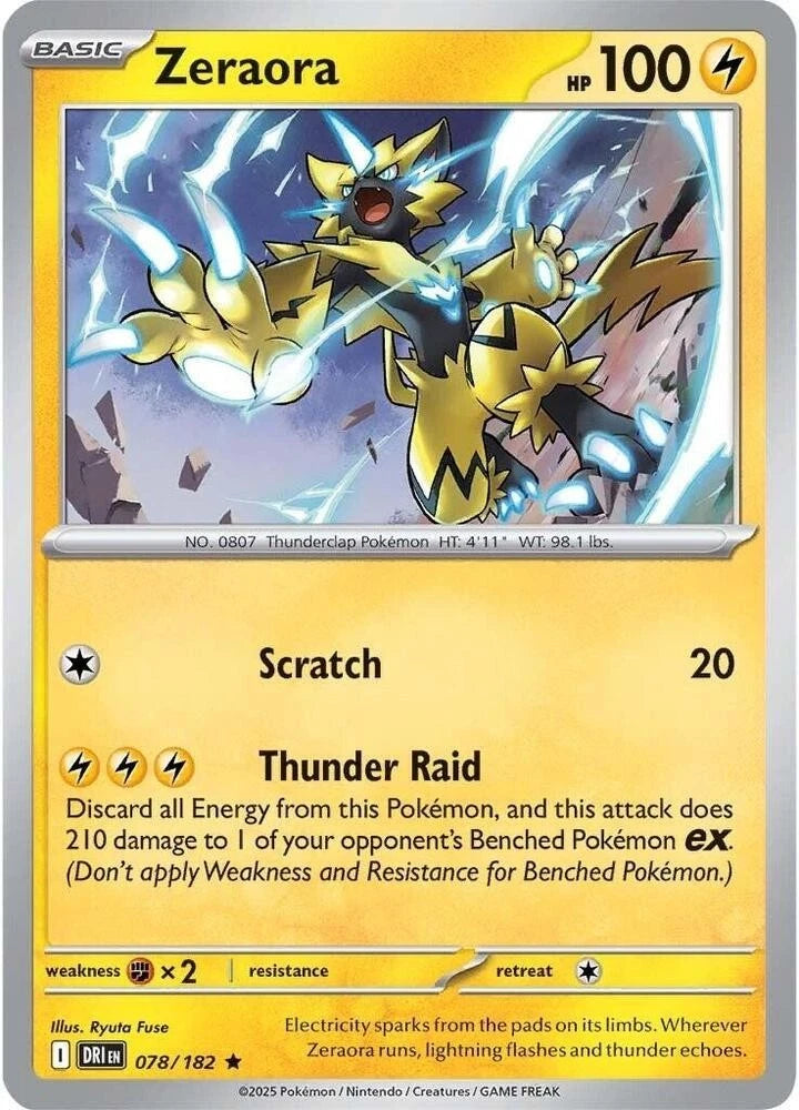 Zeraora 078/182 Reverse Holo