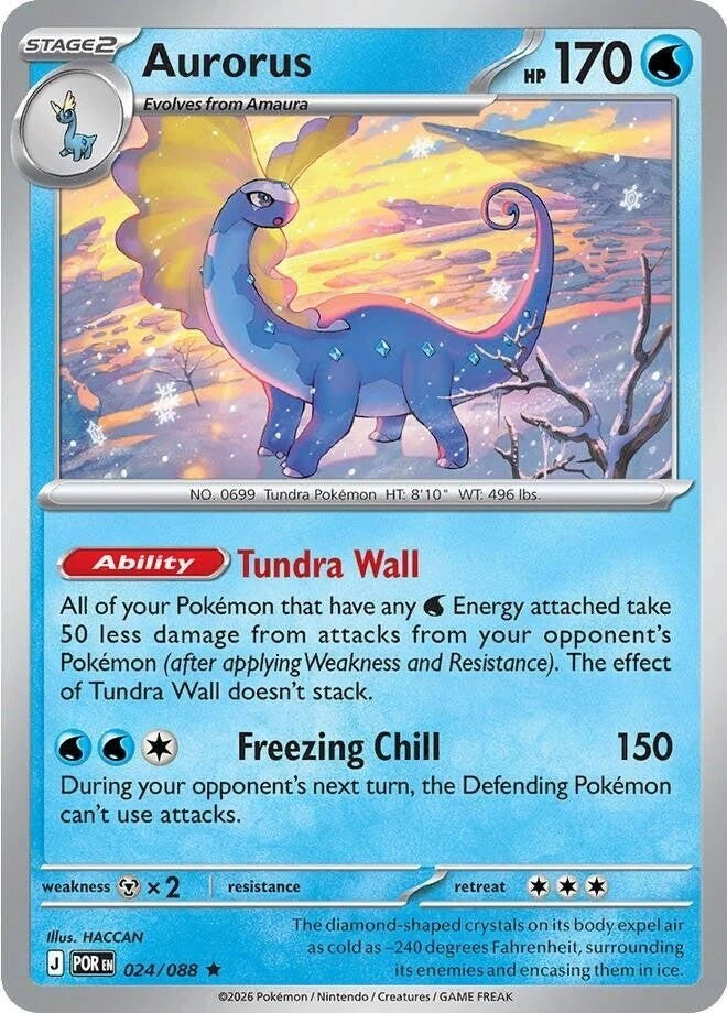 Aurorus 024/088 Reverse Holo