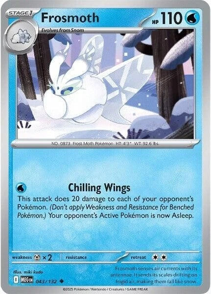 Frosmoth 043/132 Reverse Holo