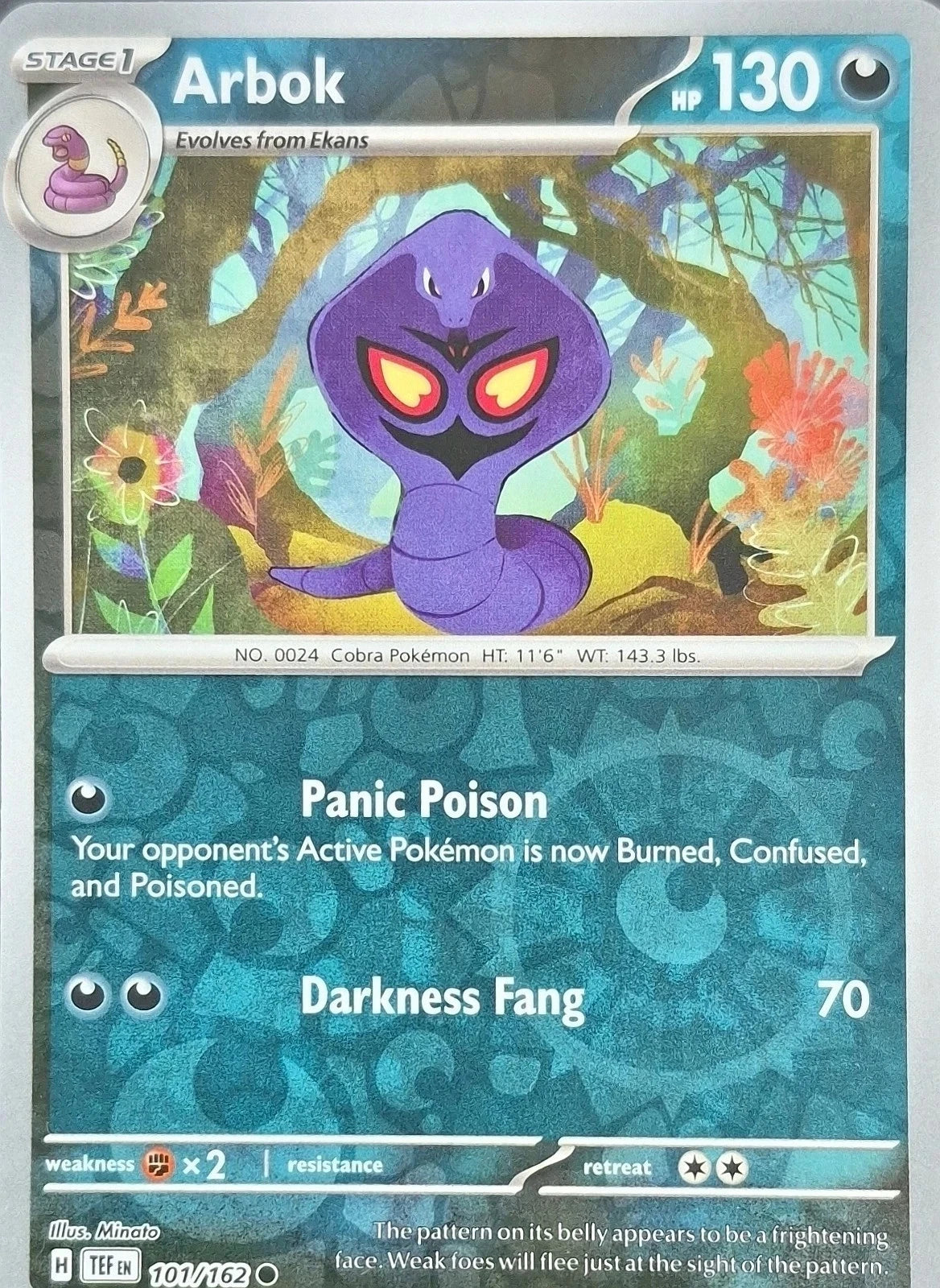 Arbok 101/162 Reverse Holo
