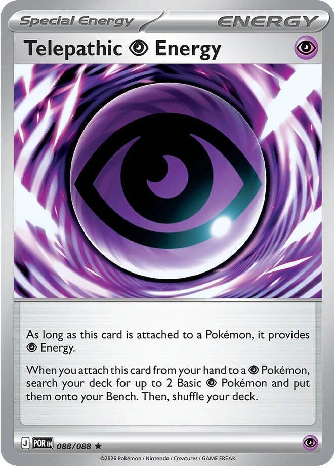 Telepathic Psychic Energy 088/088 Reverse Holo