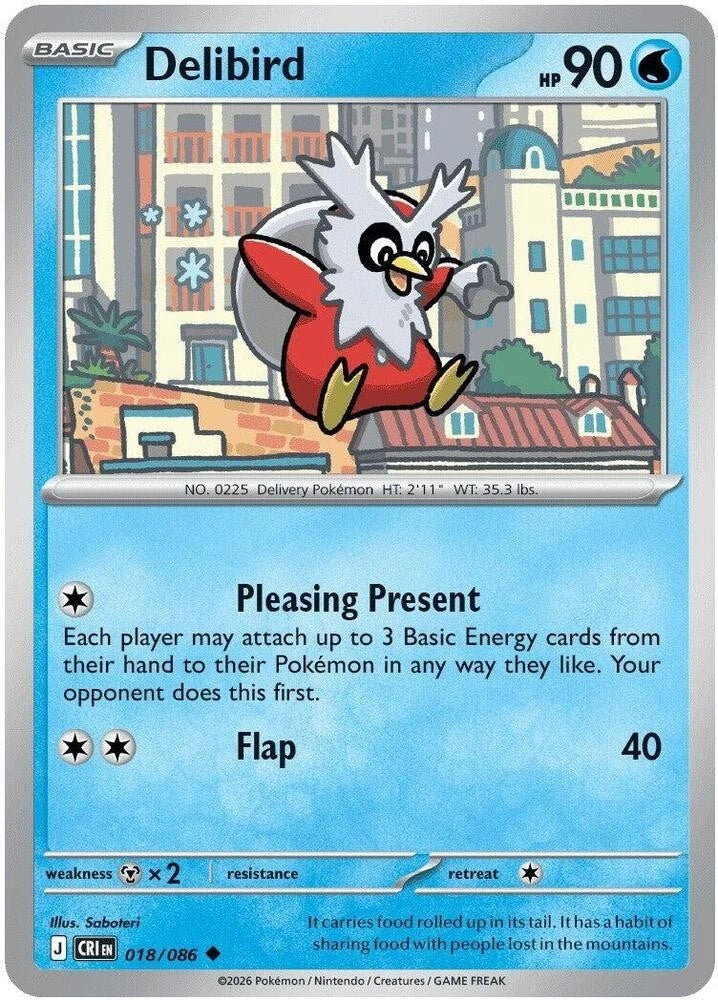 Delibird 018/086 – Chaos Rising