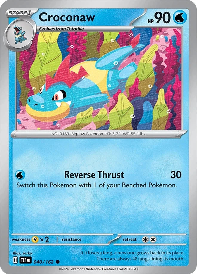 Croconaw 040/162 Reverse Holo